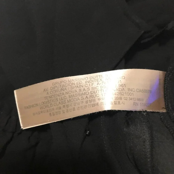 Massimo Dutti Womens Flowing Jumpsuit Size 2  Missing Belt - Picture 5 of 16